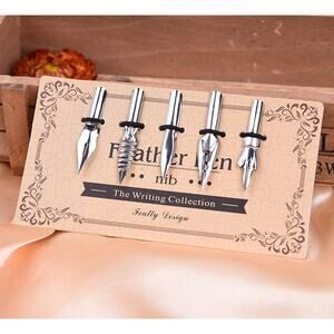 Quill Fountain Pen NIBS for Feather Pen Writing Ink Set or Dip Calligraphy Pens